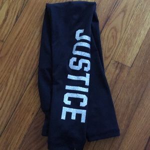 Justice size 10 black leggings